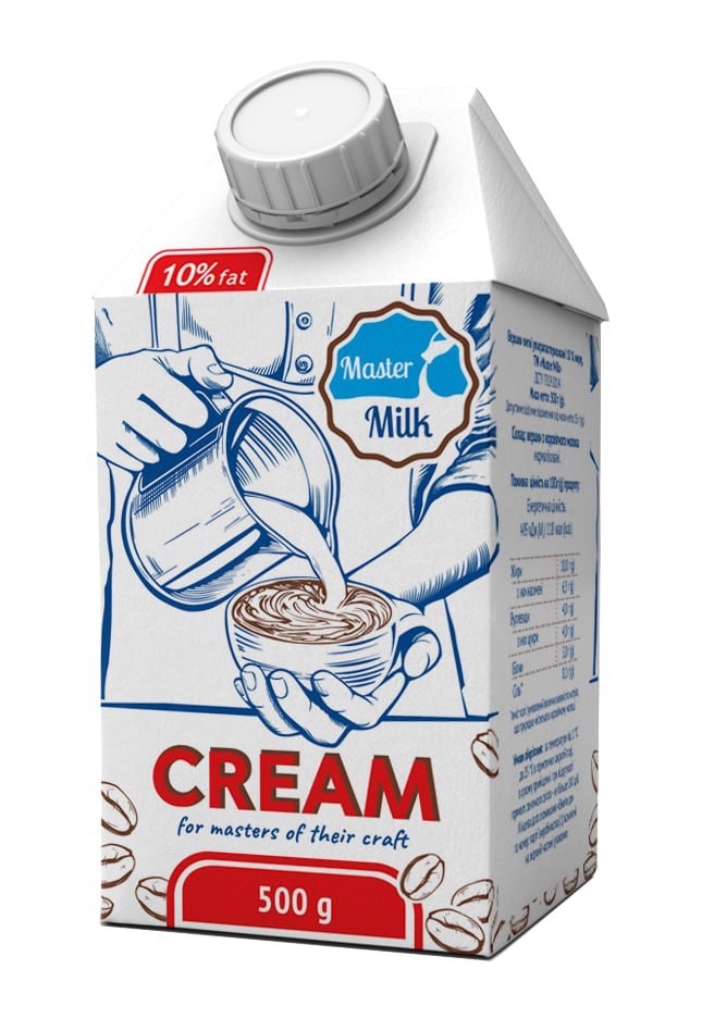 Вершки Cream 10% Master Milk